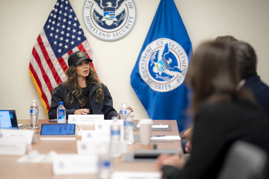 Trump taps US Senator Mullin to replace Noem as DHS chief