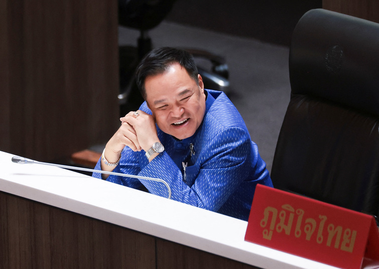 Thailand s Anutin reelected PM after crushing rival in parliamentary vote