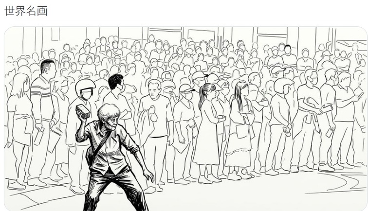 Brave! Guangdong Grandma with White Hair Takes on Riot Police and Goes Viral