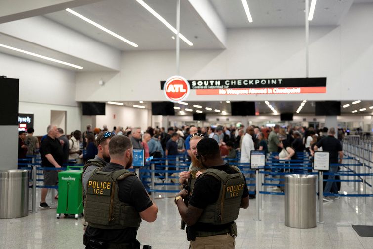ICE agents deployed to more than a dozen US airports amid staffing gaps