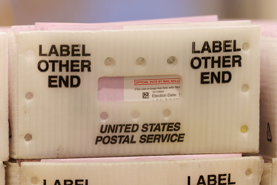 Trump votes by mail as he dubs mail-in voting  cheating 