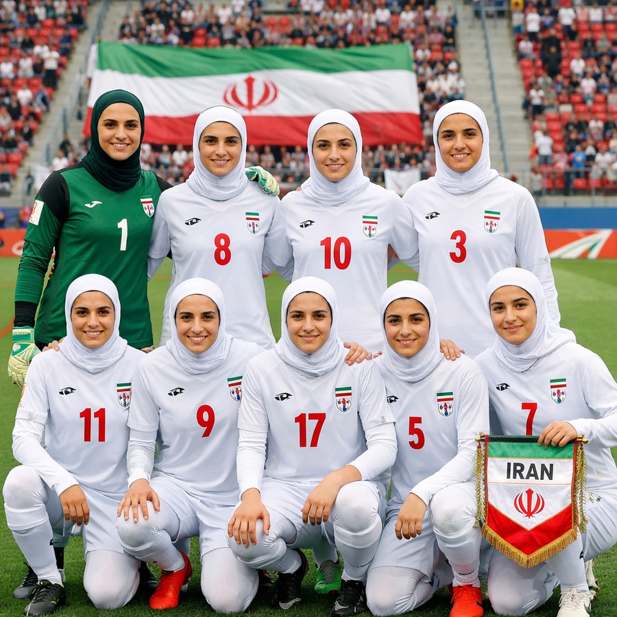 Iranian Women s Football Team Refuses to Sing National Anthem, Courage Touches Netizens