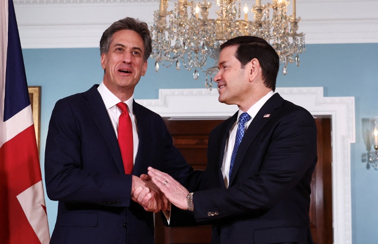 Rubio, Miliband discuss Ukraine war, Europe taking greater role in its own security